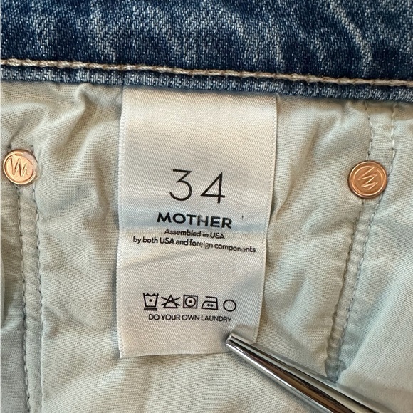 MOTHER SUPERIOR The Dodger Sneak Jeans in Strike A Pose | Size 34 | NWT - Picture 4 of 13